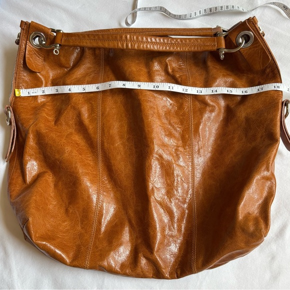 Gianni Chiarini Rich Redish- Tan or Brown Hobo Style Leather Bag - Picture 13 of 14